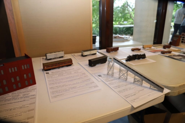 Models on display